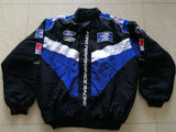 F1 Racing Suit Racing Suit Preppy Style Retro Style Autumn and Winter Wear Coat Cotton-Padded Casual Coat Embroidery