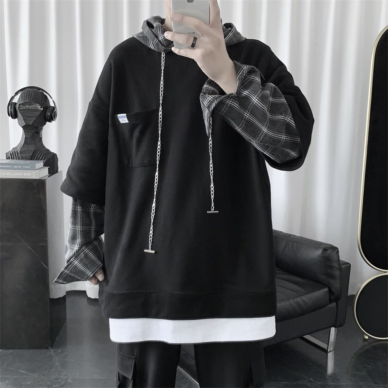 Men Hoodie Sweater Men's Hooded Autumn Loose Couple Clothes Men's