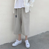 Men Sweatpants Straight Ins Casual Shorts Men's Loose All-Matching Summer