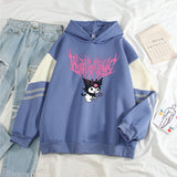 Kuromi Hoodie Contrast Color Hoodie