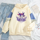 Kuromi Hoodie Contrast Color Hoodie