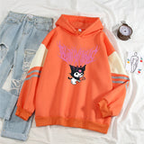 Kuromi Hoodie Contrast Color Hoodie