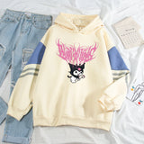 Kuromi Hoodie Contrast Color Hoodie