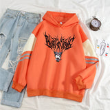 Kuromi Hoodie Contrast Color Hoodie