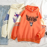 Kuromi Hoodie Contrast Color Hoodie