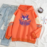 Kuromi Hoodie Contrast Color Hoodie