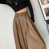 Palazzo Pants Slimming Casual Cool Loose Wide-Leg Pants for Women Autumn and Winter