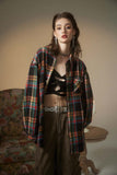 Unisex Jacket Autumn Plaid Casual Shirt