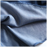 Women Skirt Summer Elastic Waist Skirt Women's Denim Skirt