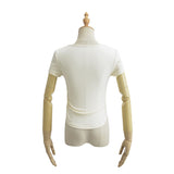 Women's T-Shirt Short-Sleeved T-shirt Women's Spring and Summer All-Match Slim Bottoming Shirt Top
