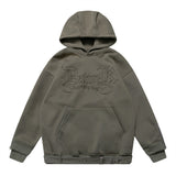 Men Hoodie Embroidered Hoodie Autumn Loose Pullover Hoodie