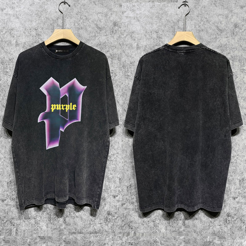 Purple Brand T Shirt Short Sleeve T-shirt Blouse