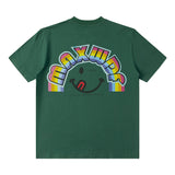 Men T Shirt Printed Short-Sleeved T-shirt Baby Boy and Girl Summer Loose Cotton
