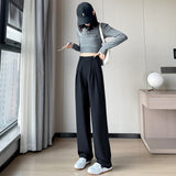 Palazzo Pants Wide Leg Pants Casual Straight Floor Pants