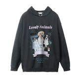 Men Hoodie Pattern Hooded Sweater Men Loose Casual Long Sleeves