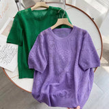 Women T-Shirt Summer Design Sweater Short Sleeve T-shirt Top