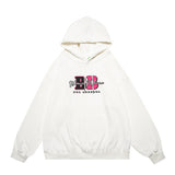 Men Hoodie Printed Hoodie Washed and Worn Autumn and Winter Leisure Sports