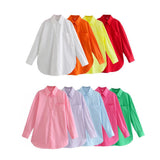 Women T-Shirt 1 Fashion Ins Style Shirt Loose Mid-Length Shirt