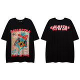 Men T Shirt Printed Short Sleeve Men's Summer Cute T-shirt Women Couple