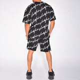 Men Co-Ords Men's Casual Shorts Short Sleeve Summer Suit