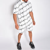 Men Co-Ords Men's Casual Shorts Short Sleeve Summer Suit