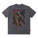 Men T Shirt Short Sleeve Printed Half Sleeve