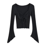 Women's T-Shirt Spring Bottoming Shirt Long-Sleeved T-shirt Top for Women