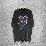 Purple Brand T Shirt Short Sleeve T-shirt Blouse