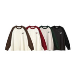 Unisex Jacket Autumn Letter Multicolor Printing T-shirt