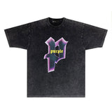 Purple Brand T Shirt Short Sleeve T-shirt Blouse