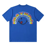 Men T Shirt Printed Short-Sleeved T-shirt Baby Boy and Girl Summer Loose Cotton