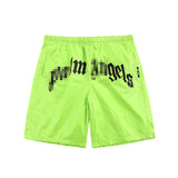 Palm Angle Shorts Palm Angels Letter Logo Casual Shorts Men's and Women's Sports Shorts