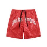 Palm Angle Shorts Palm Angels Letter Logo Casual Shorts Men's and Women's Sports Shorts