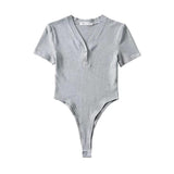 Women T-Shirt Summer Women's Short Sleeve Solid Color Slim Fit