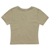 Women T-shirt Printed Short-Sleeved T-shirt Girls Washed Casual Summer round Neck