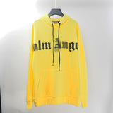 Palm Angle Hoodie Palm Angels Letter Printed Terry Hooded Sweater Couple Loose