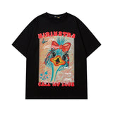 Men T Shirt Printed Short Sleeve Men's Summer Cute T-shirt Women Couple