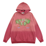 Men Hoodie Hooded Sweater Men's Loose Letter Pullover Hoodie Autumn and Winter