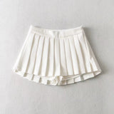 Women Skirt Solid Color College Style Skirt Skirt Women's Skirt