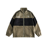 Unisex Jacket Autumn Leisure Stitching Jacket Women's Clothing