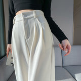 Palazzo Pants Women's Wide-Leg Pants Autumn and Winter Striped Pants Corduroy