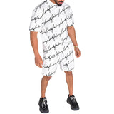 Men Co-Ords Men's Casual Shorts Short Sleeve Summer Suit