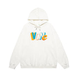 Men Hoodie Loose Letter Print Hooded Men Spring and Autumn Long Sleeve Top