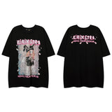 Men T Shirt Printed Short Sleeve Men's Summer Cute T-shirt Women Couple