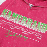 Men Hoodie I Letter Printed Hoodie Men's Loose Zip Masked Pullover Hoodie