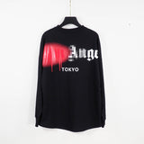 Palm Angle Sweatshirt Palm Angels Letter Print Long Sleeve T-shirt Men and Women Loose