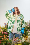 Unisex Jacket Autumn Yarn-Dyed Embroidered Jacket Women's Clothing