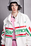 Unisex Jacket Autumn Printed Motorcycle Jacket Women's Clothing