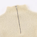 Women Sweater Short Sweater Long Sleeve Sweater Women's Autumn Leisure