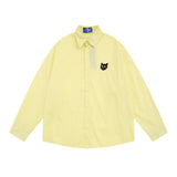 Men Long Sleeved T Shirt I Minimalist Long Sleeve Shirt Boys Spring and Autumn Japanese Style Loose Casual Polo Collar Shirt